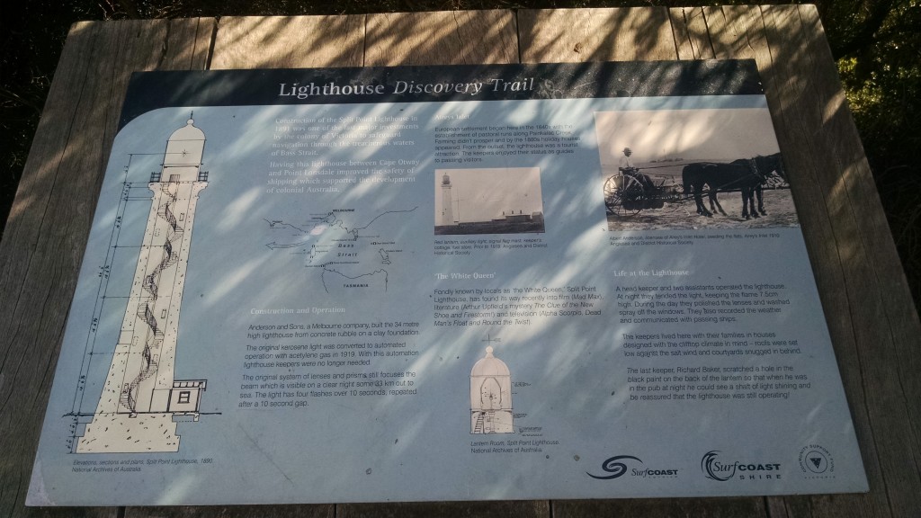The story of the lighthouse trail